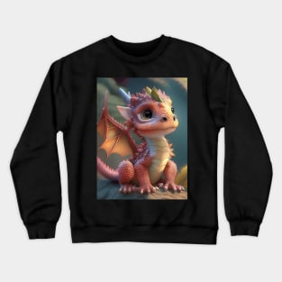 Cute baby dragon Crewneck Sweatshirt